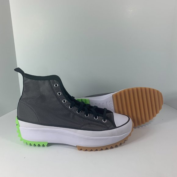 CONVERSE RUN STAR HIKE Men’s Size 13 CONCRETE HEAT BLACK / Ghost Green 167852C - Picture 6 of 11